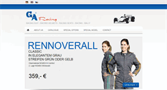 Desktop Screenshot of ga-racing.com